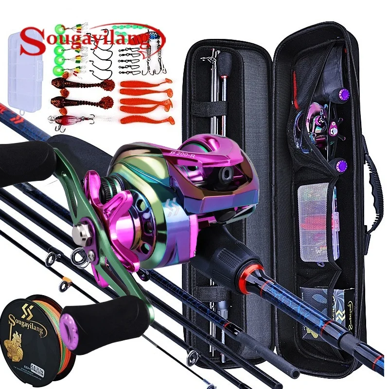 Spincast Reel - Sougayilang varas de pesca e carretéis,