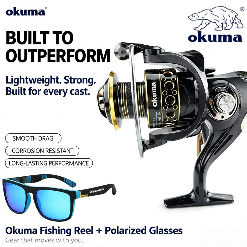 Trolling Reel - Carretilha de Pesca OKUMA, Carretilha de
