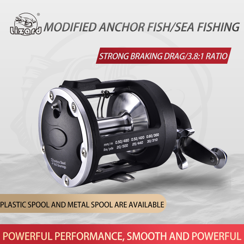 Carretilha de Pesca Lizard TSS - Trolling Reel avaliação e preço