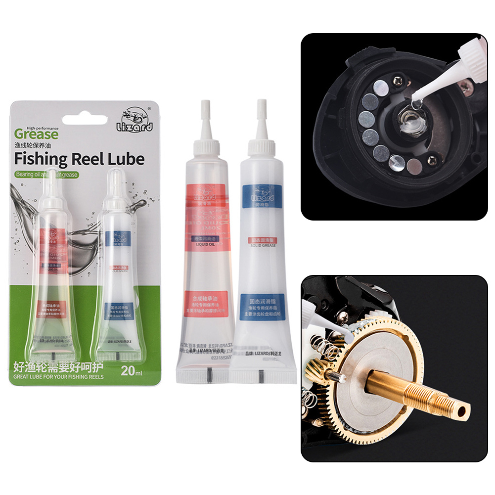 Carretel de pesca graxa carret - Reel Oil avaliação e preço